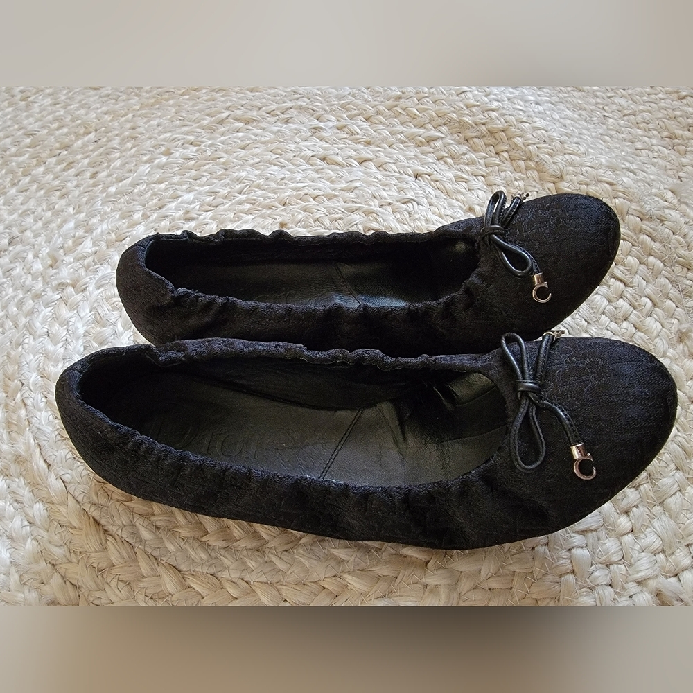 DIOR monogram ballet flat shoes